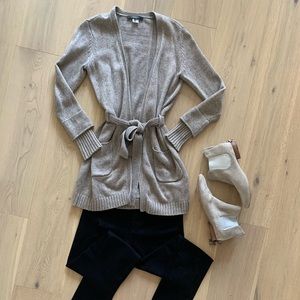 Max Mara belted sweater